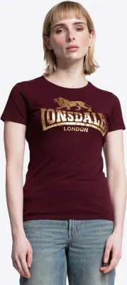 Produktbild von Lonsdale London T-Shirt Damen Bantry burgund M