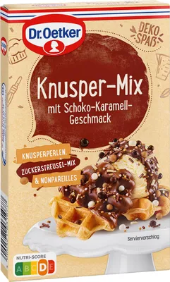 Obrázok produktu pre Dr. Oetker chrumkavá zmes dekorácií s príchuťou čokoládového karamelu 60g