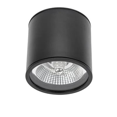 Produktbild von Aufbauleuchte Deckenleuchte Chloe AR111 rund Schwarz IP65 GU10 ohne Leuchtmittel