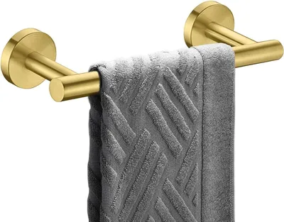 Produktbild von 30 cm Handtuchhalter aus Edelstahl in Gold