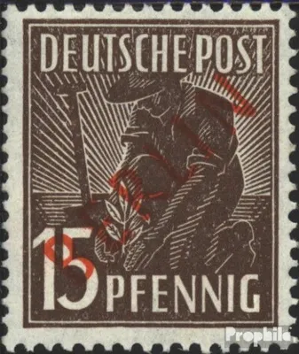 Produktbild von Briefmarken Berlin (West) 1949 Mi 25 postfrisch Rotaufdruck