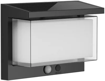 Produktbild von IMMAX SUN SEE Solar-LED-Wandleuchte für den Außenbereich, Schutzart IP44, 900 lm, PIR-Sensor