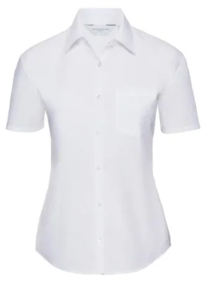 Obrázok produktu pre Russell Collection – dámska košeľa „Classic“ s krátkymi rukávmi LT4715 (M) (biela)