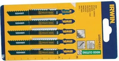 Imagen del producto de Hoja de sierra Irwin, 100 mm, modelo T111C, 5 unidades, para madera