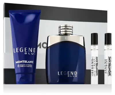 Obrázek produktu pro Montblanc Legend Blue EDP 100 ml + SG na tělo i vlasy 100 ml + EDP MINI 2 x 7,5 ml M