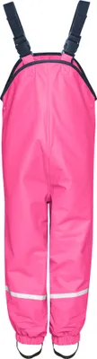 Produktbild von playshoes Hose Matschhose Regenlatzhose outdoor basic Fleece, Größe:104, Farbe:Pink
