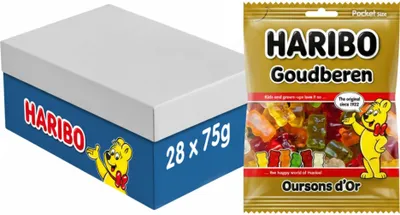 Zdjęcie produktu dla Torebka Haribo Gold Bears (28x 75gr)