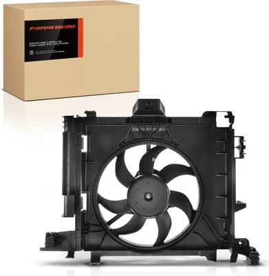 Image de Frankberg 1x Ventilateur de radiateur simple avec cadre de ventilateur de radiateur Smart Fortwo Coupé Cabriolet 451