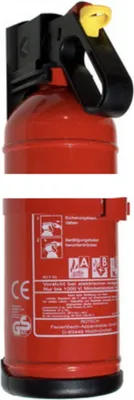 Produktbild von 2kg ABC Pulver Feuerlöscher Aufladelöscher Pulverlöscher Auto KFZ Boot Auflade