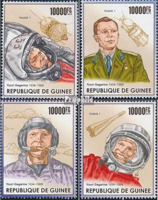 Produktbild von Briefmarken Guinea 2015 Mi 11368-11371 (kompl. Ausgabe) postfrisch Yuri Gagarin