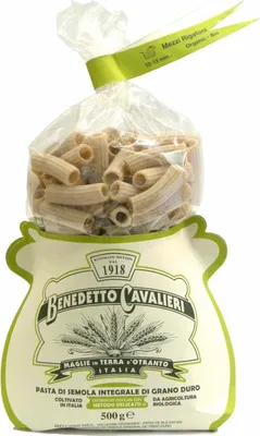 Produktbild von Mezzi rigatoni integrali  500 gr. - Pastificio Cavalieri