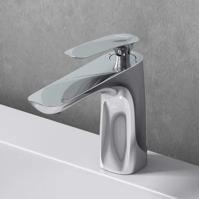 Produktbild von Mai & Mai Armatur Wasserhahn Bad Chrom | Waschbeckenarmatur 16.5cm hoch | Badinstallationen Einhebelmischer in modernem WAM-7201