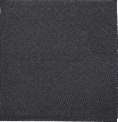 Produktbild von Servietten "DAILY Collection" 1/4-Falz 24 cm x 24 cm schwarz