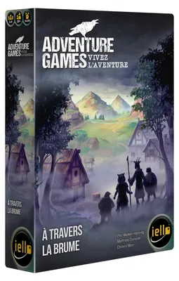 Obrázok produktu pre IELLO Adventure Games: Cez mlhovinu – francúzska verzia – kooperatívna spoločenská hra – objavovanie, záhady a hádanky | 1-4 hráči | 3 x 120 minút | od 10 rokov