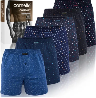 Obrázek produktu pro Boxerky Cornette Pro Muže Volné Bavlněné 6 Kusů Bm004 Comfort Velikost L