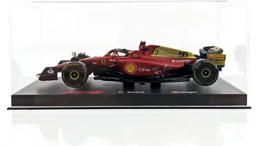 Produktbild von Bburago 18-36831 - Modellauto - Ferrari F1-75 Sainz #55 Monza-Ausführung (mit Fahrer, Maßstab 1:43)