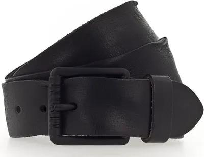 Produktbild von MUSTANG Leder Gürtel Leather Belt 40mm W85 Black schwarz