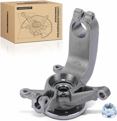 Image de Frankberg 1x Pivot de Fusée Logement de Roulement Complet Essieu Avant Droit pour Renault Megane II BM0/1