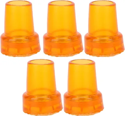 Produktbild von Gummipuffer für Gehstöcke, 22 mm, 5 Stück, rutschfest, für Wanderstöcke