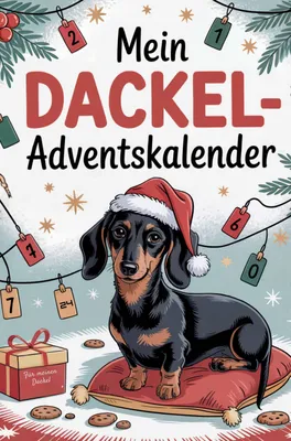 Produktbild von Adventskalender Dackel: 24 Türchen mit Geschichten, Sprüchen und Wissenswertem