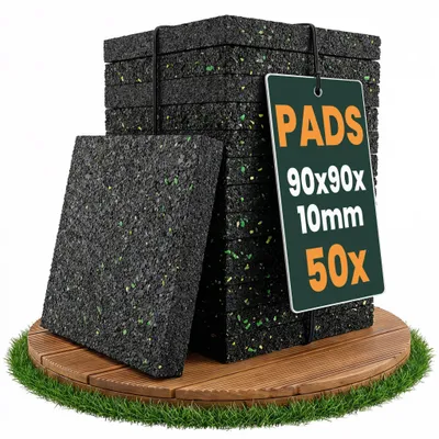 Productafbeelding van Terrasondertegels 50 stuks - 90x90x10mm