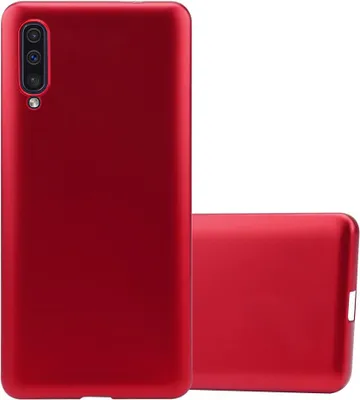 Image de Cadorabo Housse de protection pour Samsung Galaxy A50 4G / A50s / A30s Housse en rouge Housse téléphone portable TPU silicone Etui Cover Case
