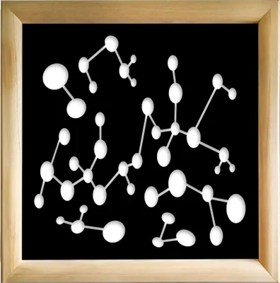 Immagine prodotto di NANOTECH - Moduli Decorativi in Legno e PVC 98x98 cm nero