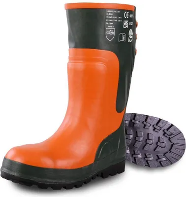 Produktbild von Hase Lumberjack Forstgummistiefel aus Naturkautschuk Größe 48