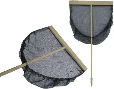 Produktbild von Van der Meulen Garnelennetz 50cm Schwarz Netz, D-Form, Schwarz, China, 50 cm, 500 mm, 25 mm