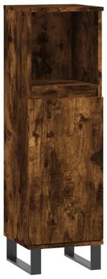 Zdjęcie produktu dla vidaXL Szafka łazienkowa dąb wędzony 30x30x100 cm materiał drewnopochodny