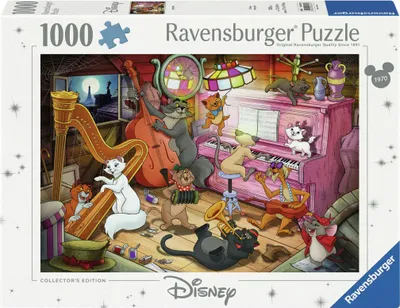 Obrázok produktu pre Ravensburger The Aristocats, 1000 kusov, rozprávky, 14 rok / roky