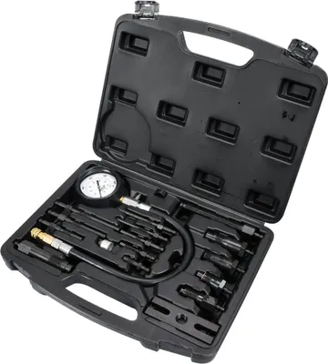 Produktbild von Yato YT-7307, 0 - 70 bar, Schwarz, Edelstahl, Analog, 9,5 cm