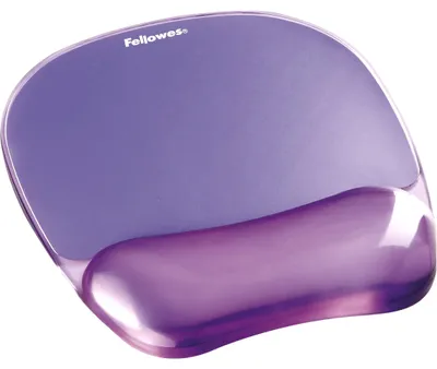 Produktbild von Fellowes Crystals Gel Handgelenkauflage mit Mauspad violett