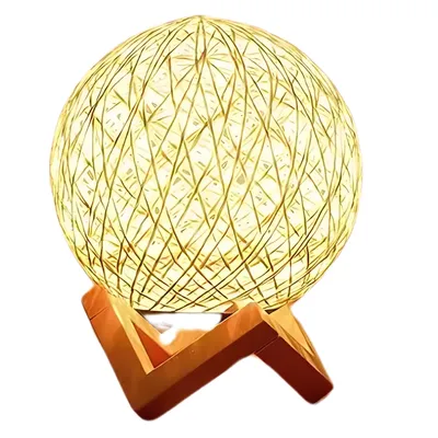 Image de Lampe Led Décorative Tricotée Sur Usb Avec Interrupteur