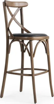 Obrázek produktu pro Designová barová židle Moderní dřevěná židle Nábytek Jídelní židle nábytek