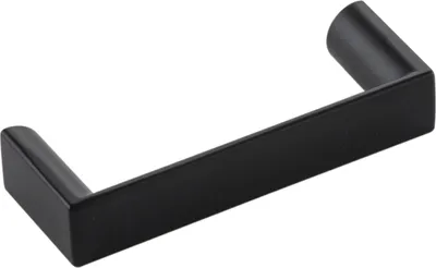 Immagine prodotto di Maniglia Maniglia per mobili Club LA 64 mm larghezza 72 mm, zinco pressofuso laccato nero opaco
