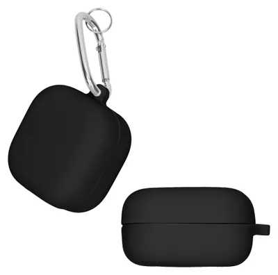 Produktbild von kwmobile Schutzhülle für Samsung Galaxy Buds 4 / Galaxy Buds 4 Pro Hülle - TPU Silikon Case für Kopfhörer Ladecase - stoßfestes Cover mit Karabiner -
