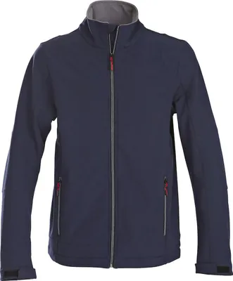 Produktbild von Softshell-Jacke Printer Trial mit Stretch, verstellbaren Ärmeln und zweifarbigem Reißverschluss