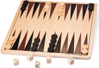 Obrázek produktu pro Bigjigs Toys Dřevěný backgammon