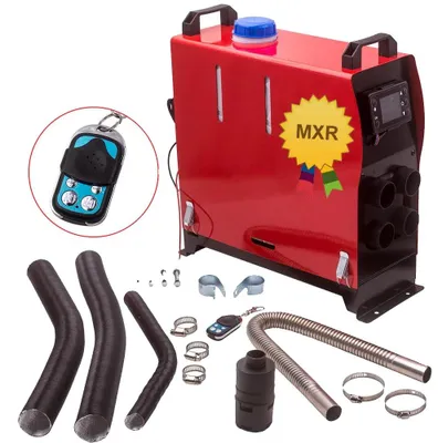 Immagine prodotto di Riscaldatore ad aria a gasolio, 5000 W, 12 V, lunghezza 49 cm, larghezza 20,5 cm, peso 10,5 kg