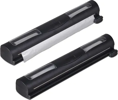 Produktbild von relaxdays Folienschneider 2er Set schwarz
