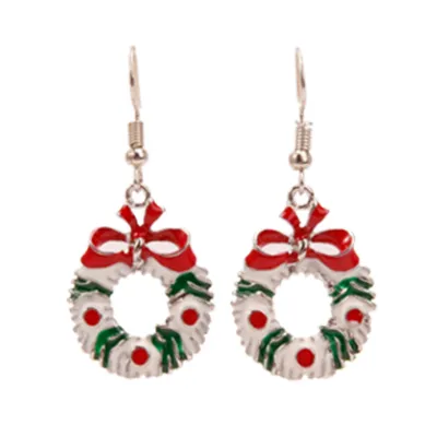 Damen Ohrringe Mit Schneeflocken & Quasten - Weihnachtlicher Schmuck Für Festliche Anlässe