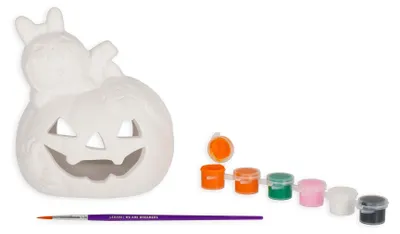 Imagen del producto de Legami - Juego de decoración de Halloween con portavelas, diseño de conejo, de cerámica