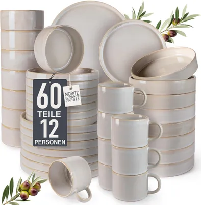 Produktbild von Moritz & Moritz CASTELLO Geschirrset 60 tlg.