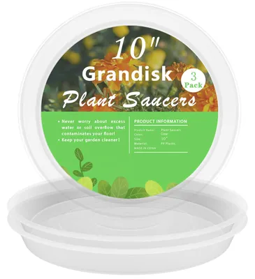 Image de Pot en plastique robuste, diamètre 25 cm, pour intérieur et extérieur