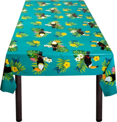 Image de nappe Toekan 130 x 180 cm vert