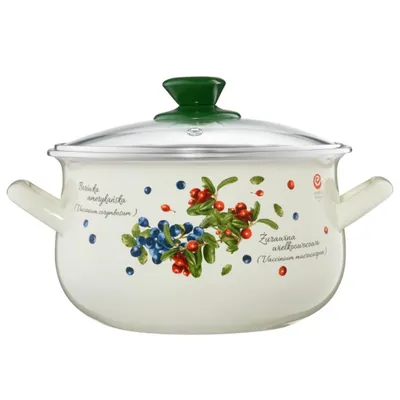 Produktbild von TOPF 5,7 l Deckel Emaille Emailletopf Induktion Kochtopf EMALIA OLKUSZ PYZA