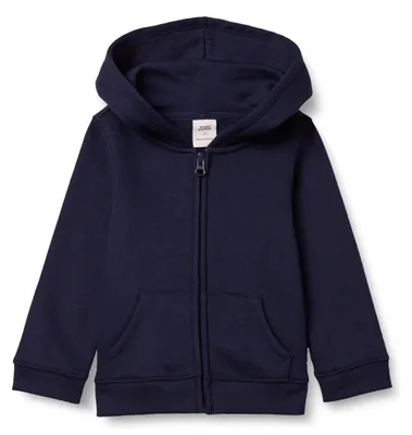 Immagine prodotto di A. Felpa con cappuccio e zip in pile da donna, blu navy, taglia 9 anni