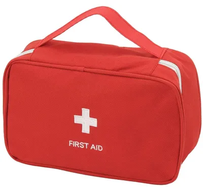 Productafbeelding van EHBO-kit, noodpakket, reis, outdoor, kamperen, wandelen, rood