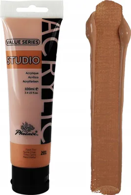 Produktbild von Artist Dark Beige Acrylfarbe Phoenix 201 Flesh Tint 100ml